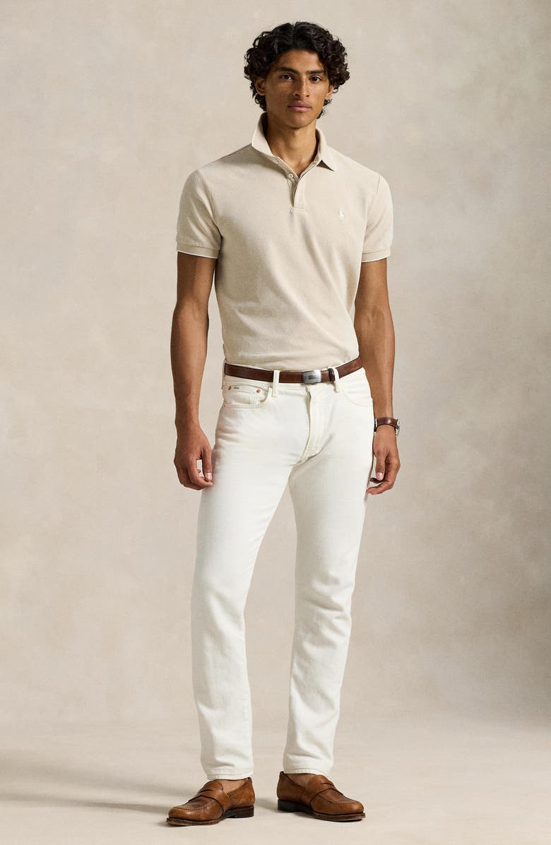 Polo Ralph Lauren Classic Fit Cotton Piqué Polo, Alternate, color, Classic Khaki/ White