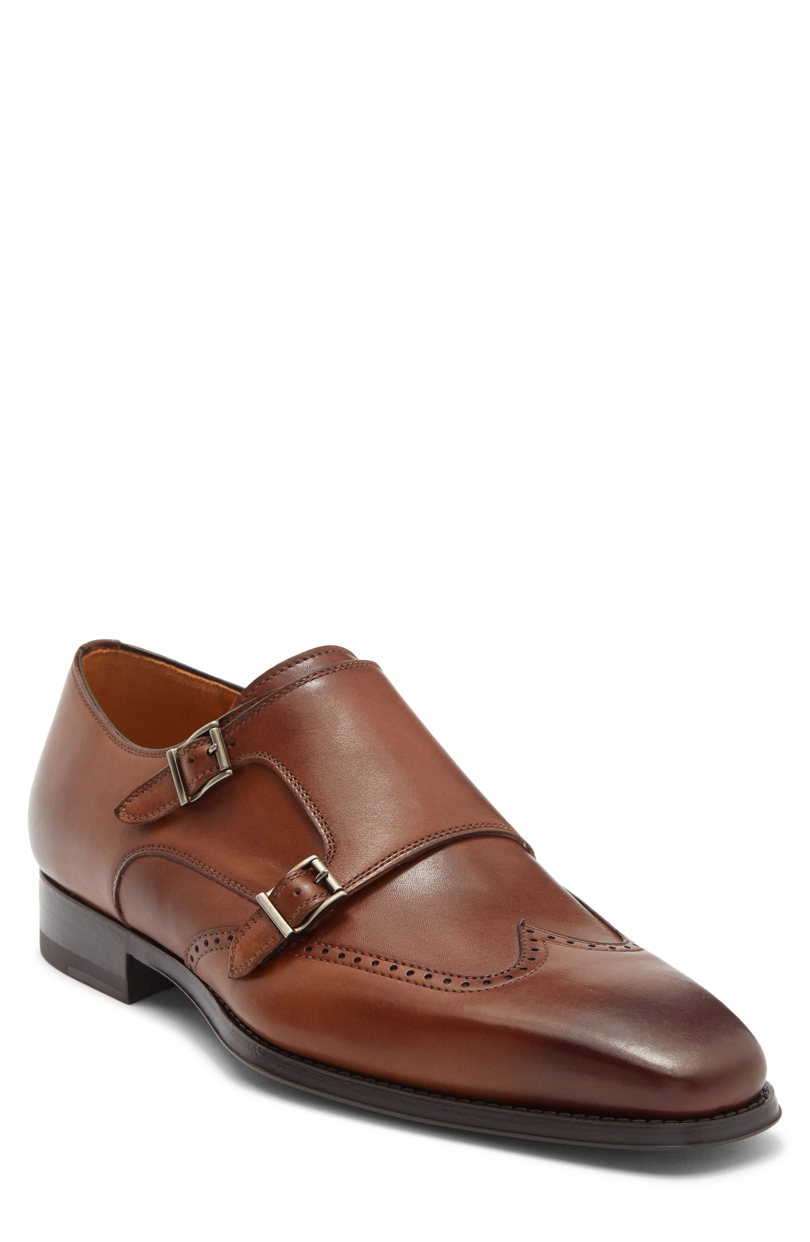 Magnanni Helios Wing Double Monk Strap Shoe