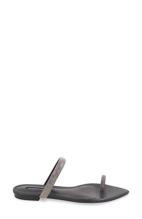 Bcbg Pinot Pointed Toe Slide Sandal In Black