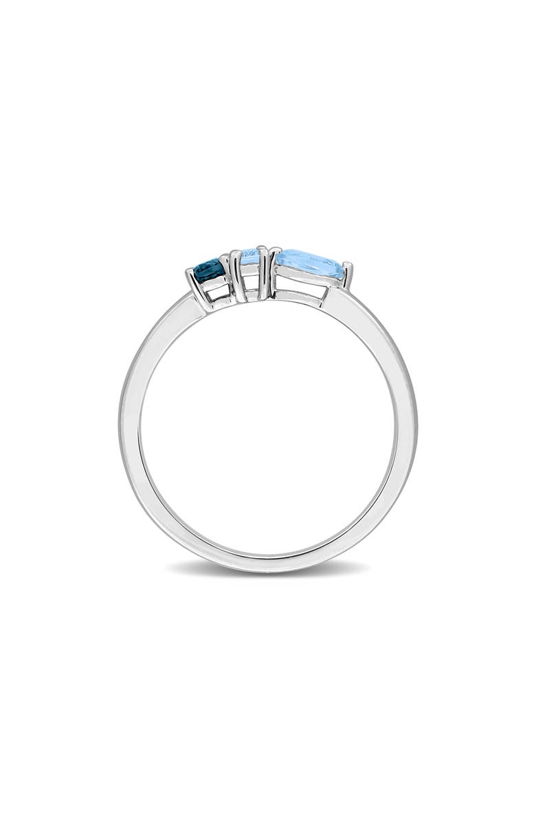 DELMAR Mixed Blue Topaz Ring, Alternate, color, Blue