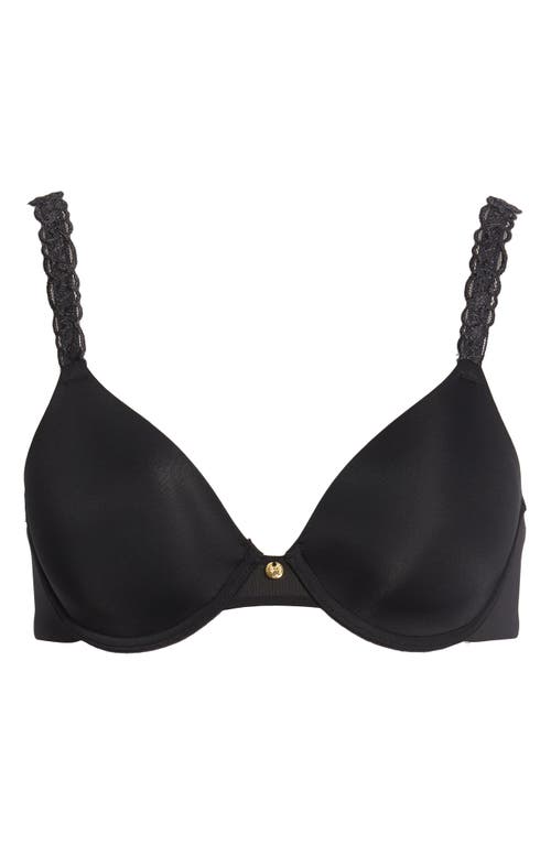 Natori Pure Luxe Underwire T-shirt Bra In Black