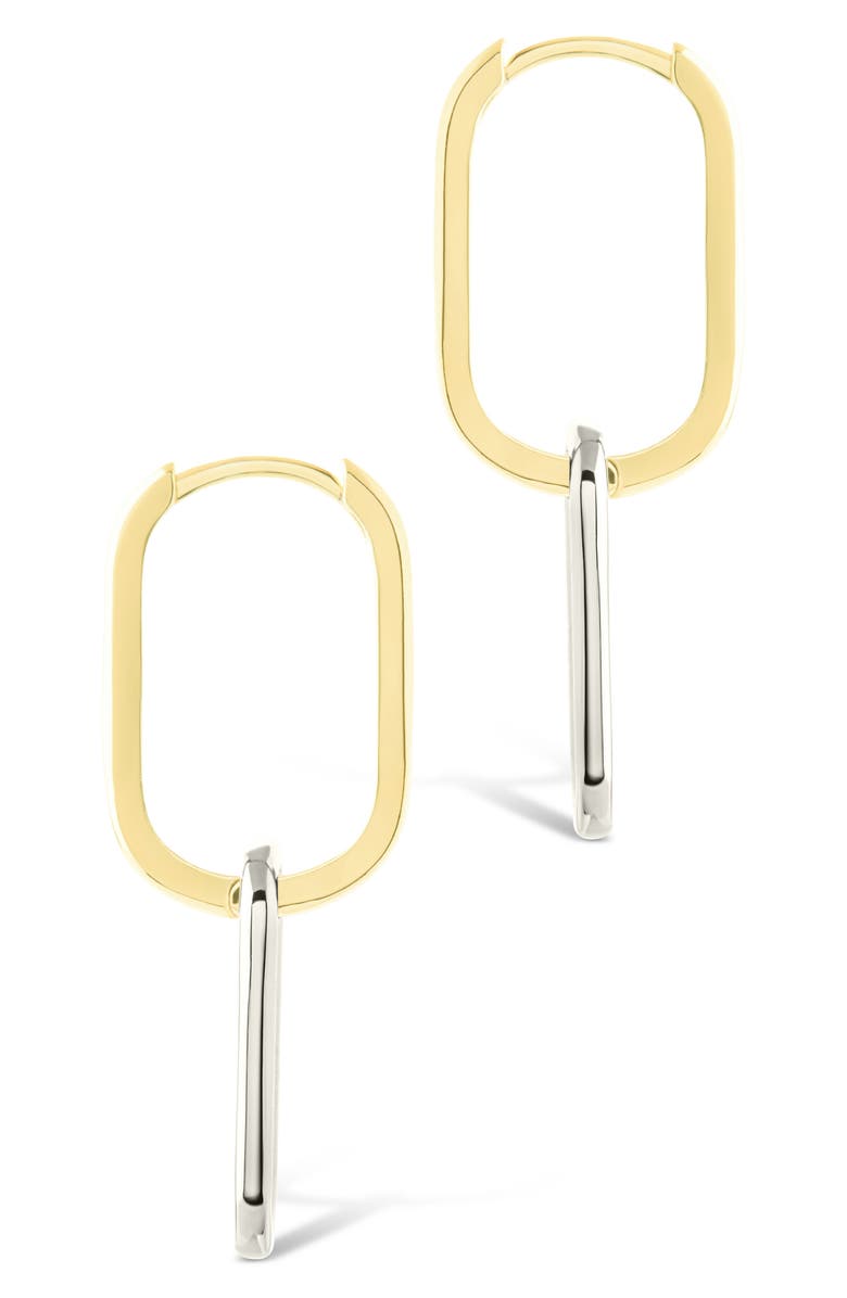 Sterling Forever Raleigh Link Drop Earrings, Alternate, color, Gold