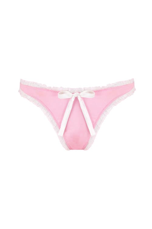 Scarlett Gasque Miss Bo Peep Thong In Pink