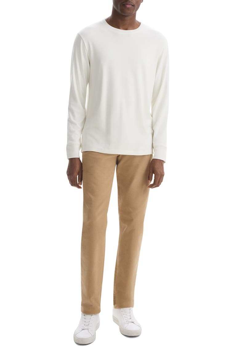 Essential Long Sleeve T-Shirt, Alternate, color, WINTER WHITE - C01