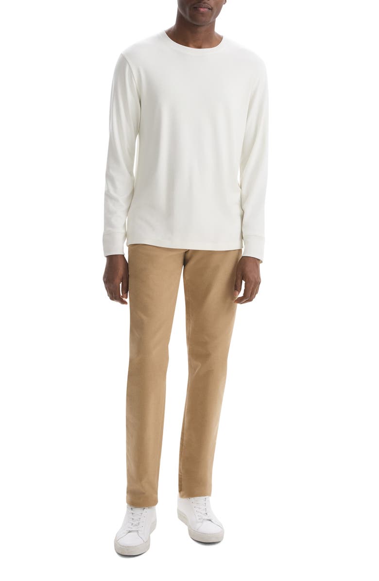 Theory Essential Long Sleeve T-Shirt, Alternate, color, Winter White - C01