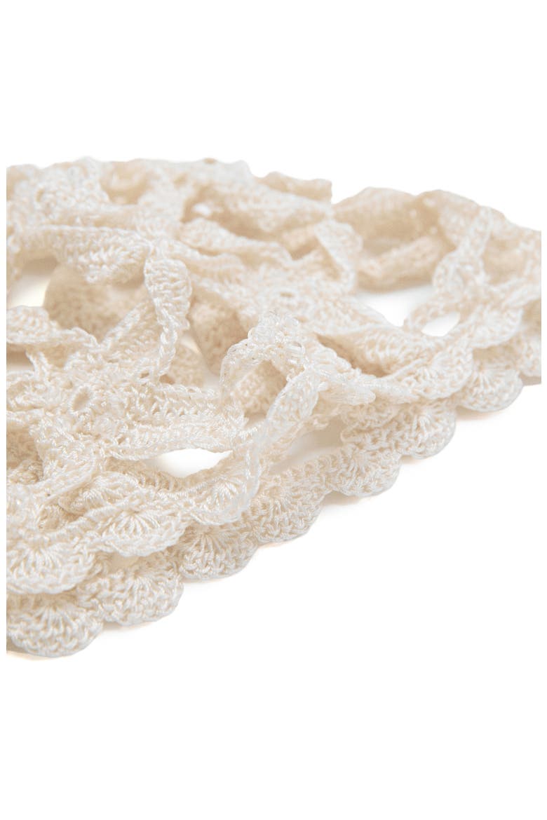 Star Design Crochet Hat, Alternate, color, ECRU