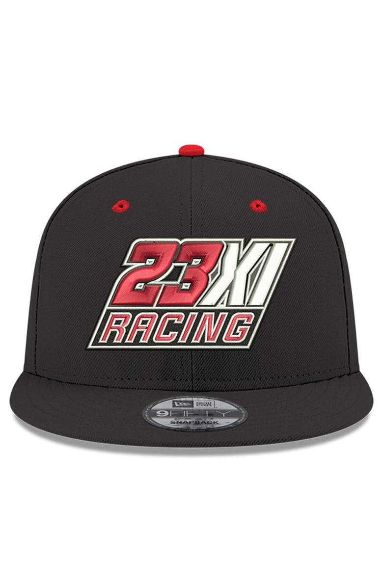 New Era Men's New Era Black 23XI Racing 9FIFTY 23XI Racing Snapback Adjustable Hat, Alternate, color, 