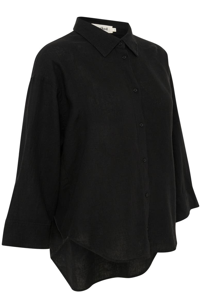 Soaked in Luxury Belira Casual Fit Shirt, Alternate, color, Black