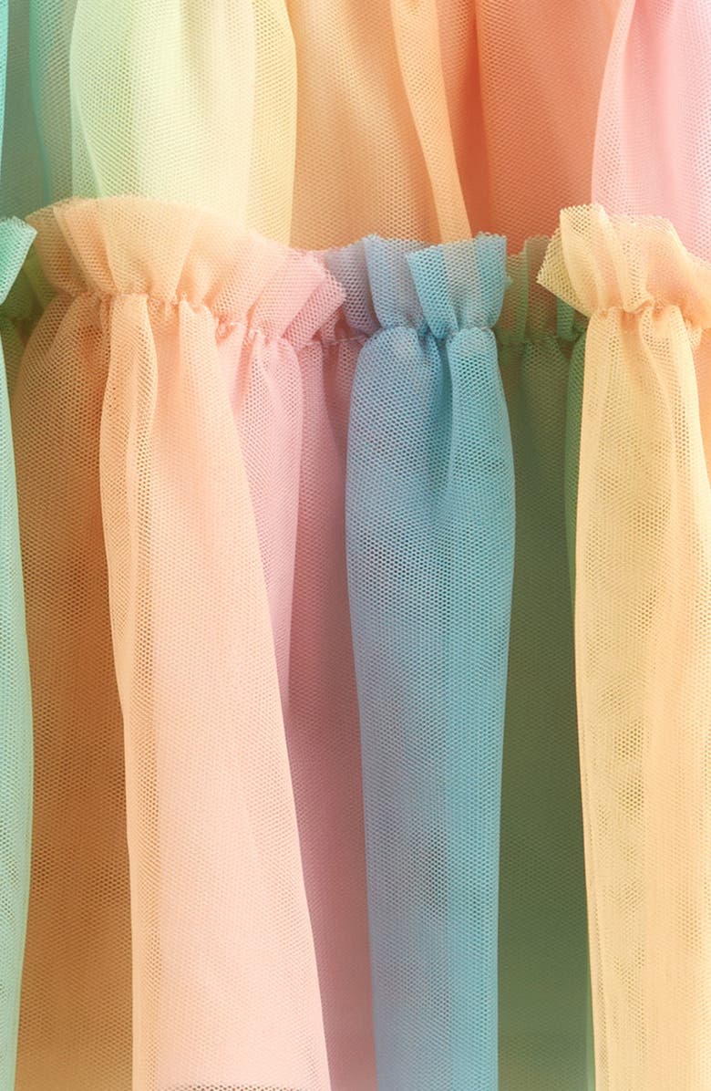 Tucker + Tate Tiered Tutu Tank Dress, Alternate, color, Pink- Pink Multi Rainbow