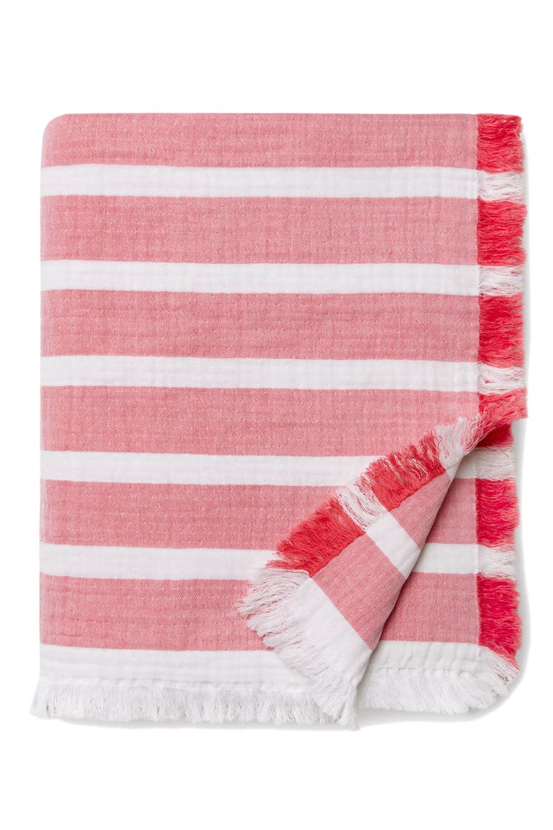 Merlata Beach Blanket, Main, color, CORAL