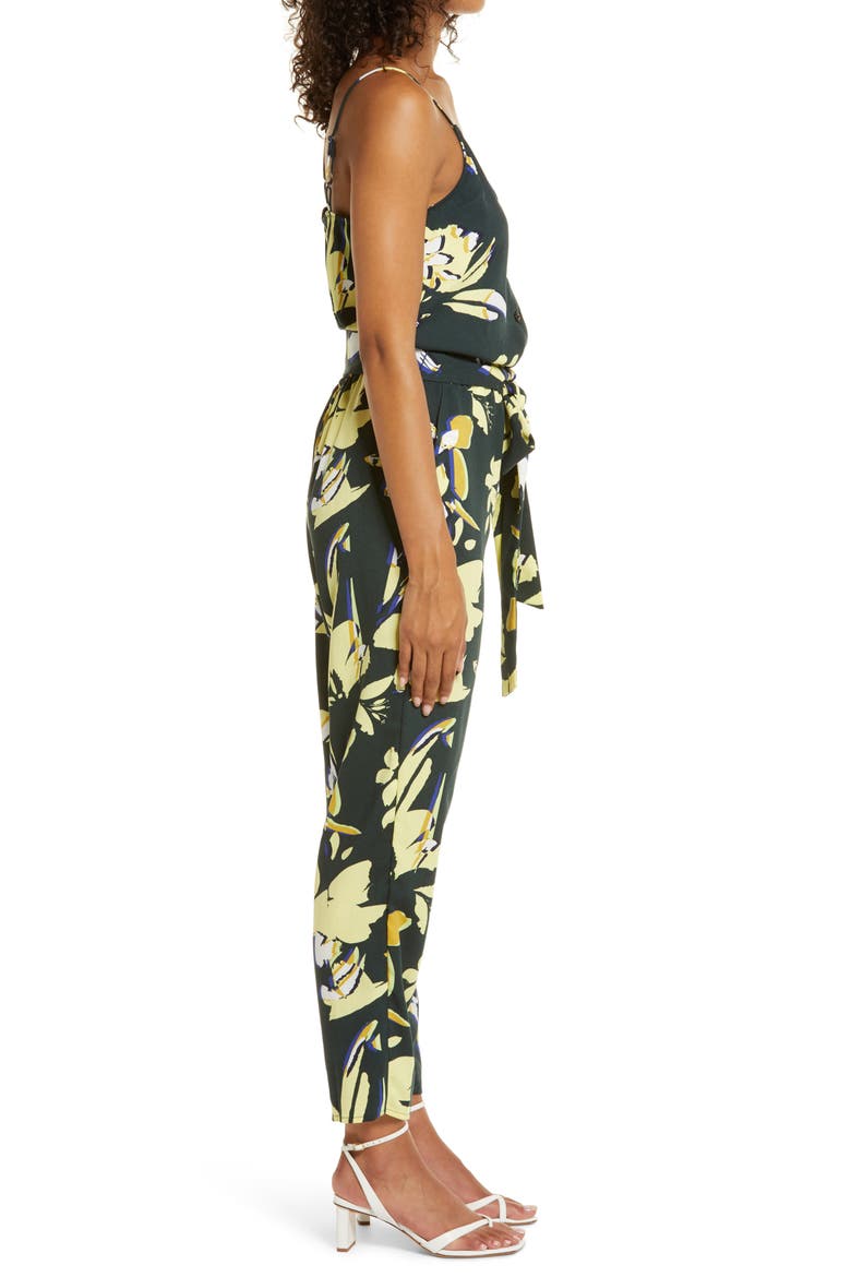 Cami Jumpsuit, Alternate, color, GREEN GABLES FLORAL