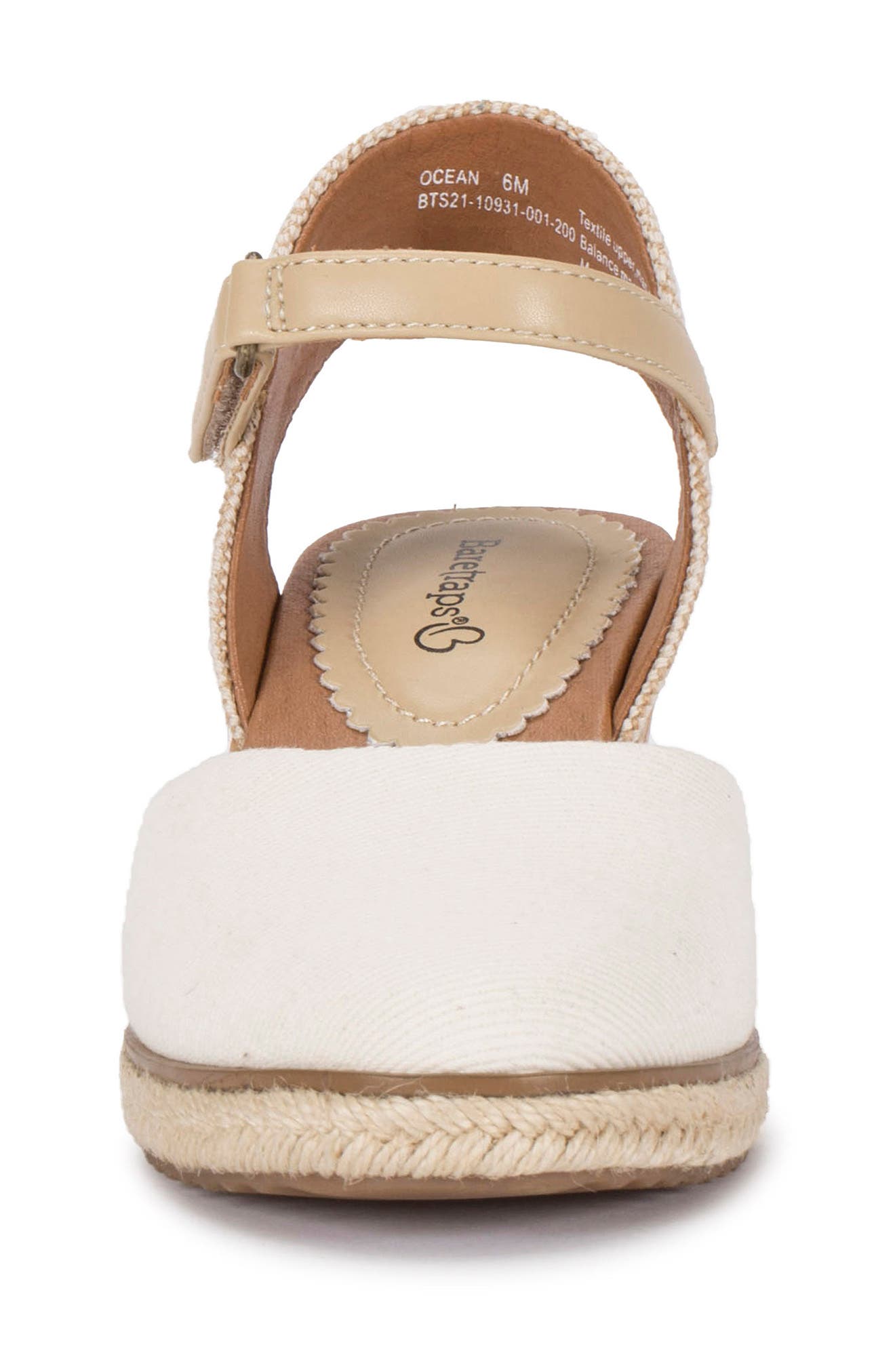 Ocean Casual Wedge, Alternate, color, CREAM CANVAS