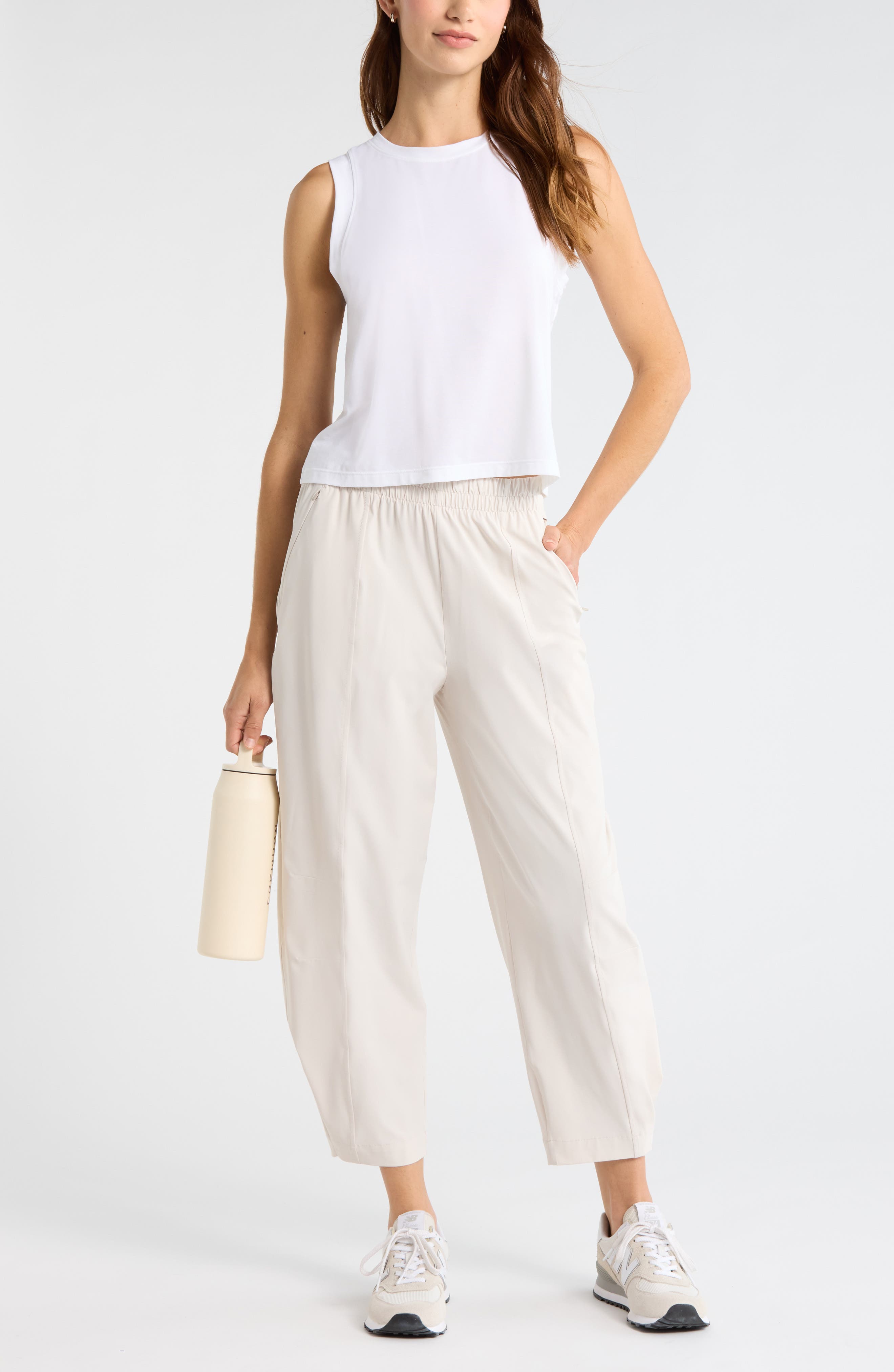 Atlas High Waist Utility Adjustable Ankle Pants - image 5