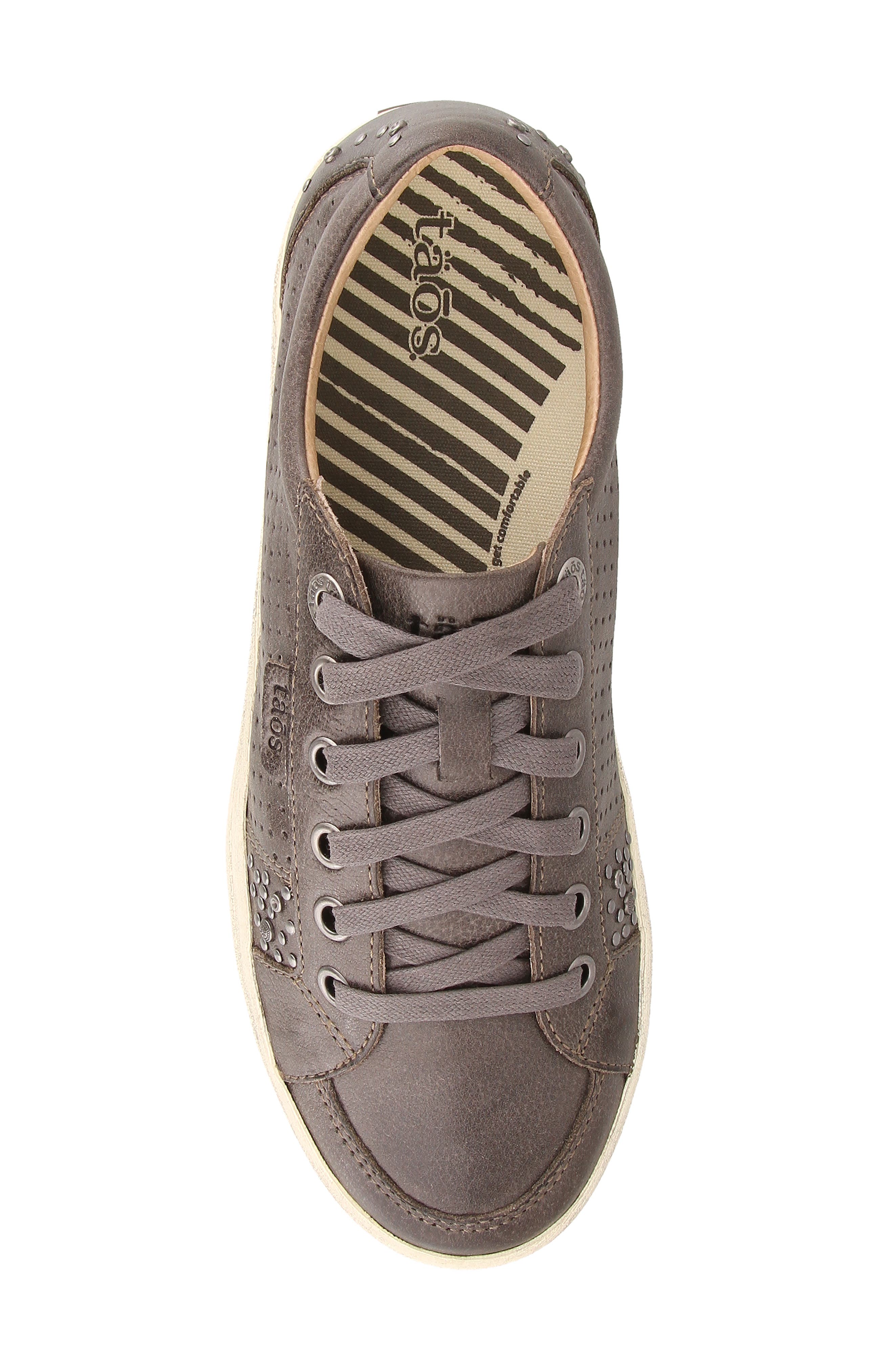 'Freedom' Sneaker, Alternate, color, DARK GREY LEATHER