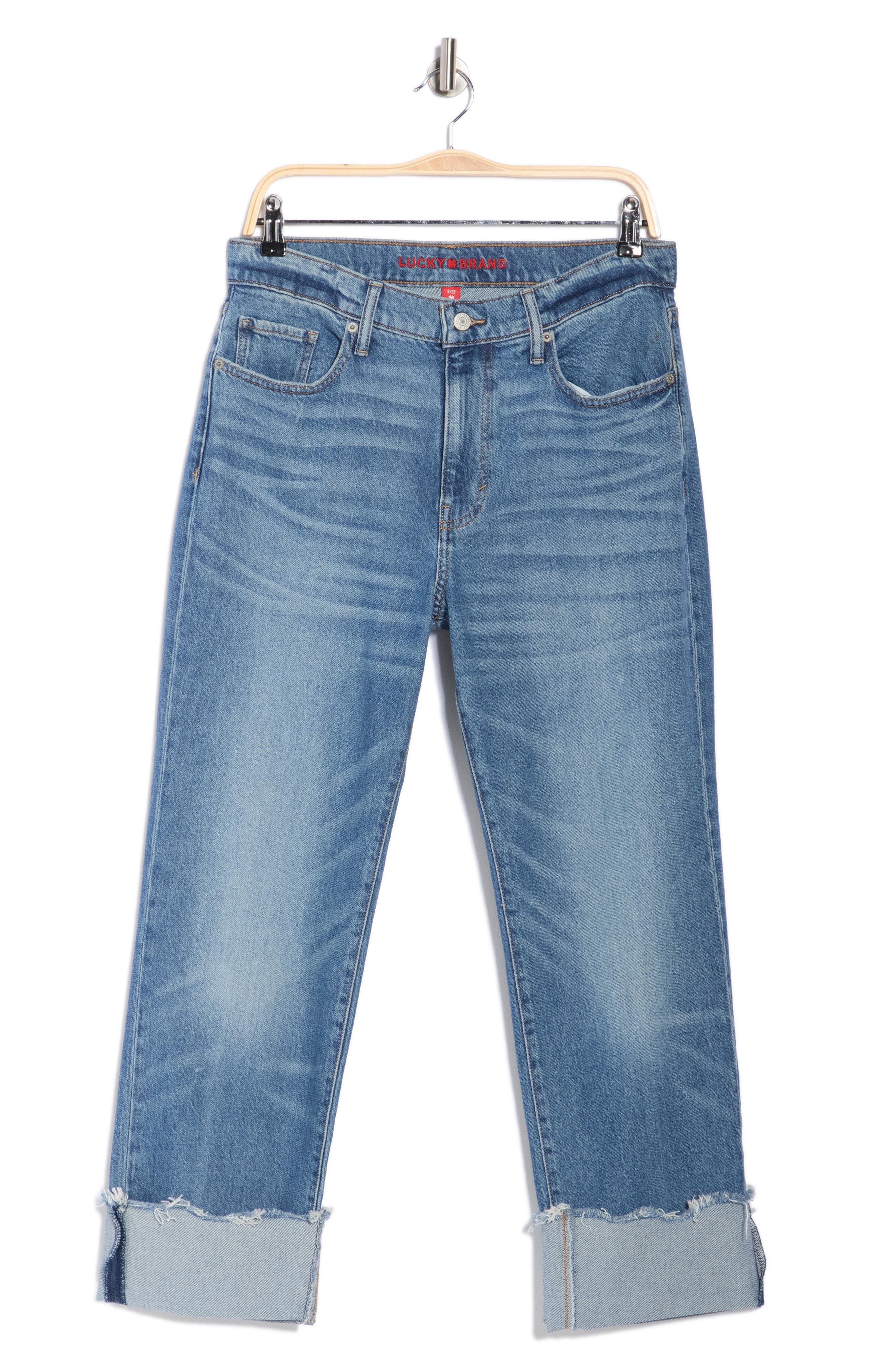 Lucky Brand '90s High Waist Crop Loose Fit Jeans