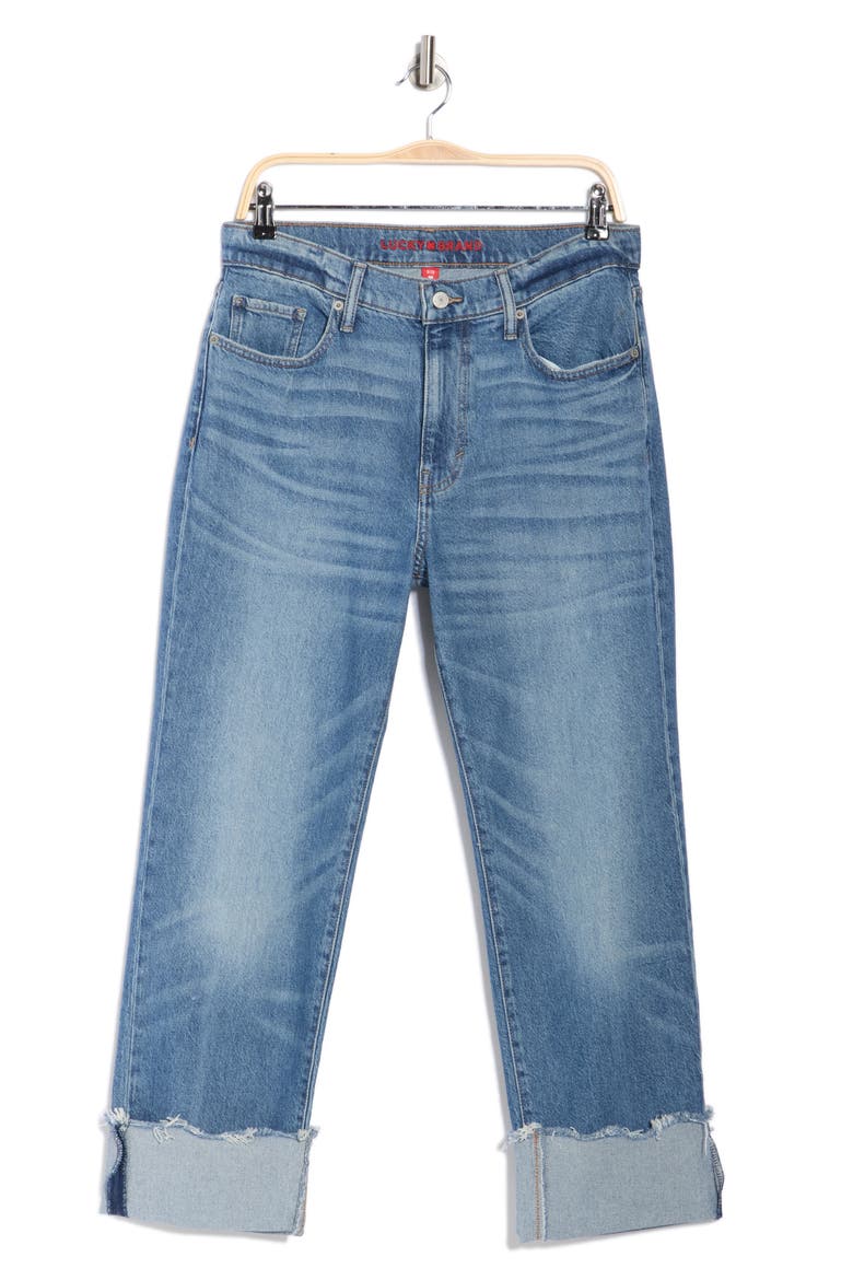 '90s High Waist Crop Loose Fit Jeans, Alternate, color, BOARDWALK CUT