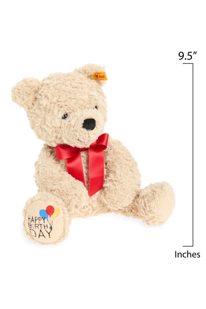 Jimmy Happy Birthday Teddy Bear, Alternate, color, BEIGE
