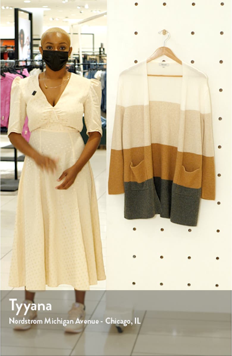 Kent Colorblock Cardigan, sales video thumbnail