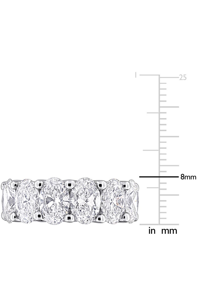 Julianna B. 6 CTW Lab-Grown Diamond Oval 6-Stone Band 14k, Alternate, color, 