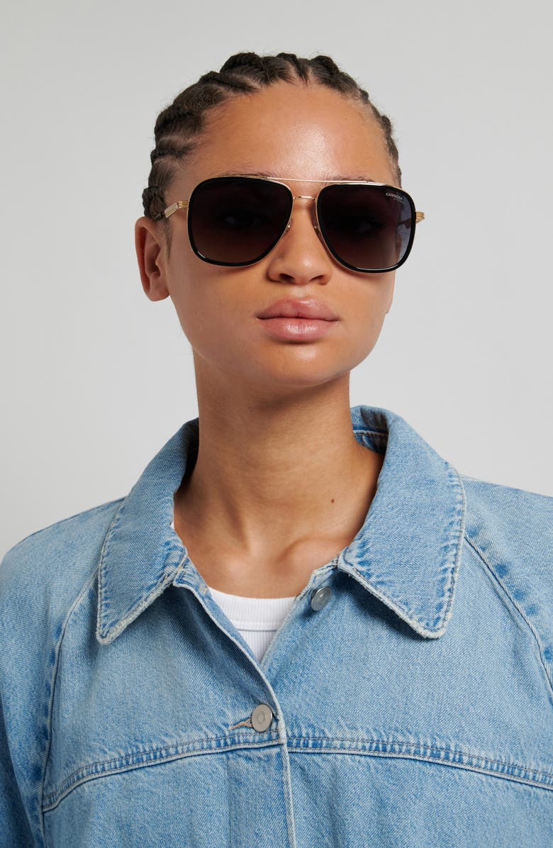 Carrera Eyewear 58mm Gradient Pilot Sunglasses, Alternate, color, 