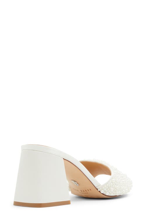 Ted Baker London Chloe Slide Sandal In Other White