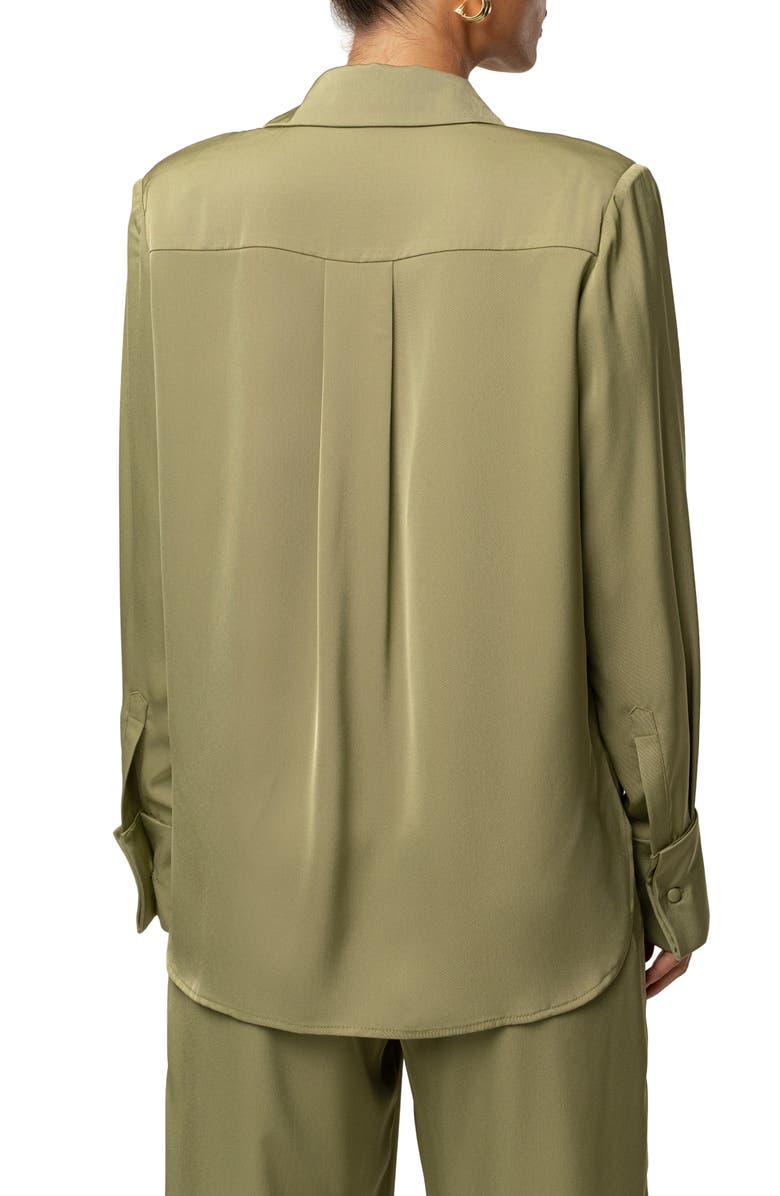 JLUXLABEL Misty Button-Up Shirt, Alternate, color, Green