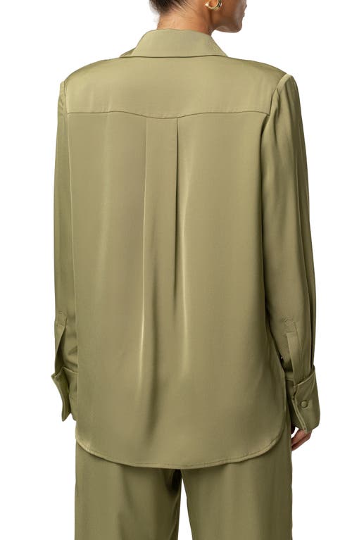Jluxlabel Misty Button-up Shirt In Green