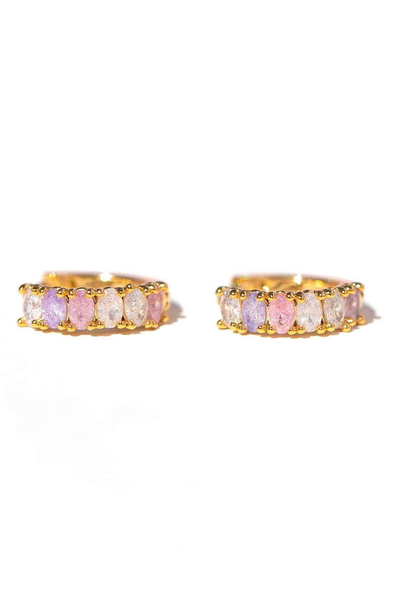 Girls Crew Dreaming About You Hoop Earrings, Alternate, color, Gold