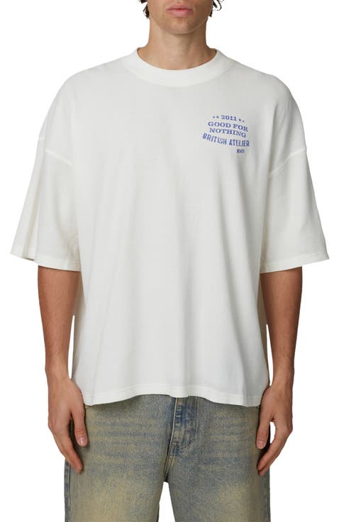 Boxy-Fit Stamp T-Shirt