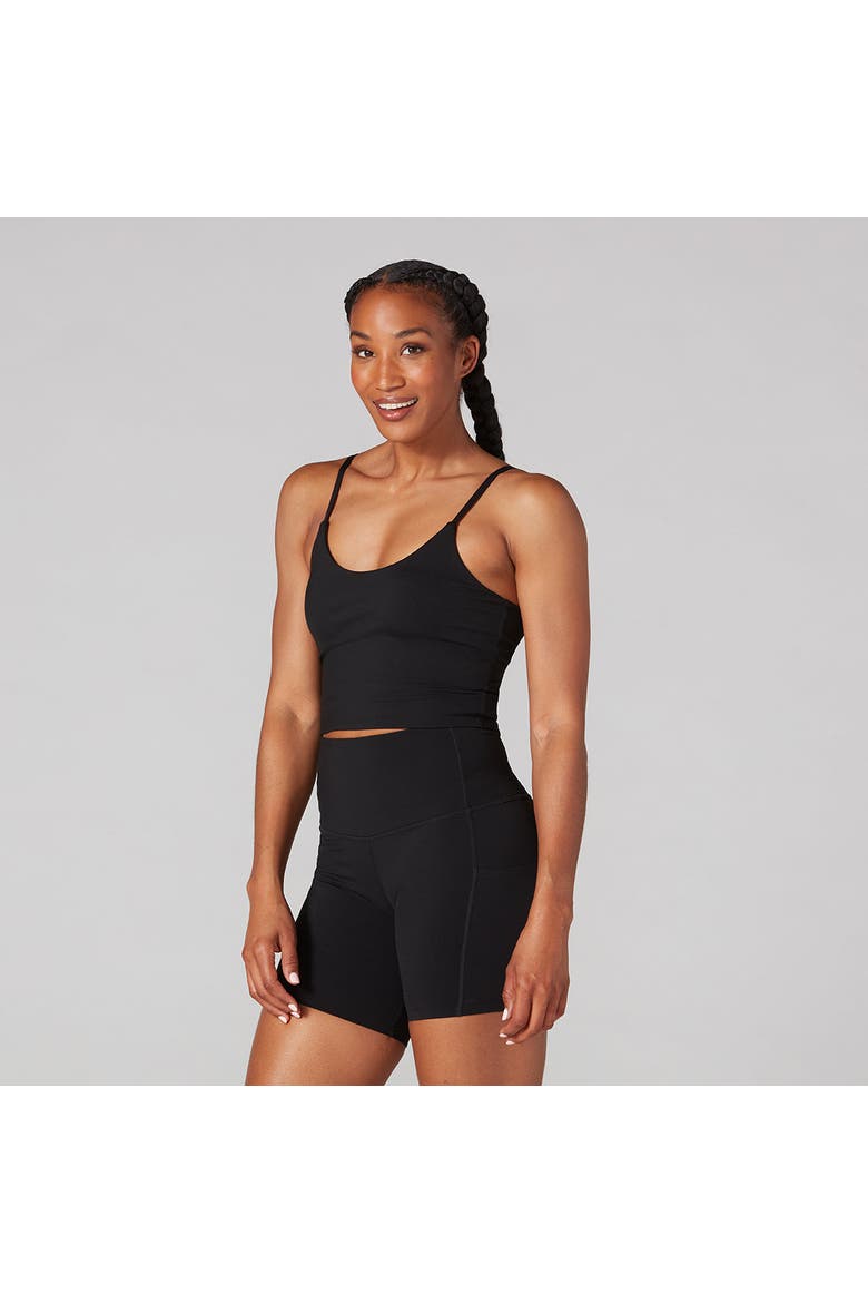 Cami Bra, Alternate, color, EBONY