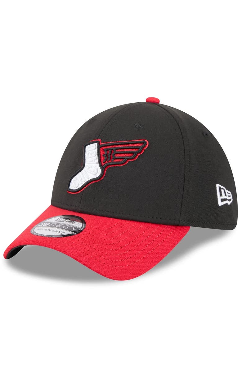 New Era Men's New Era Black/Red Chicago White Sox 2025 City Connect Alternate 39THIRTY Flex Hat, Main, color,