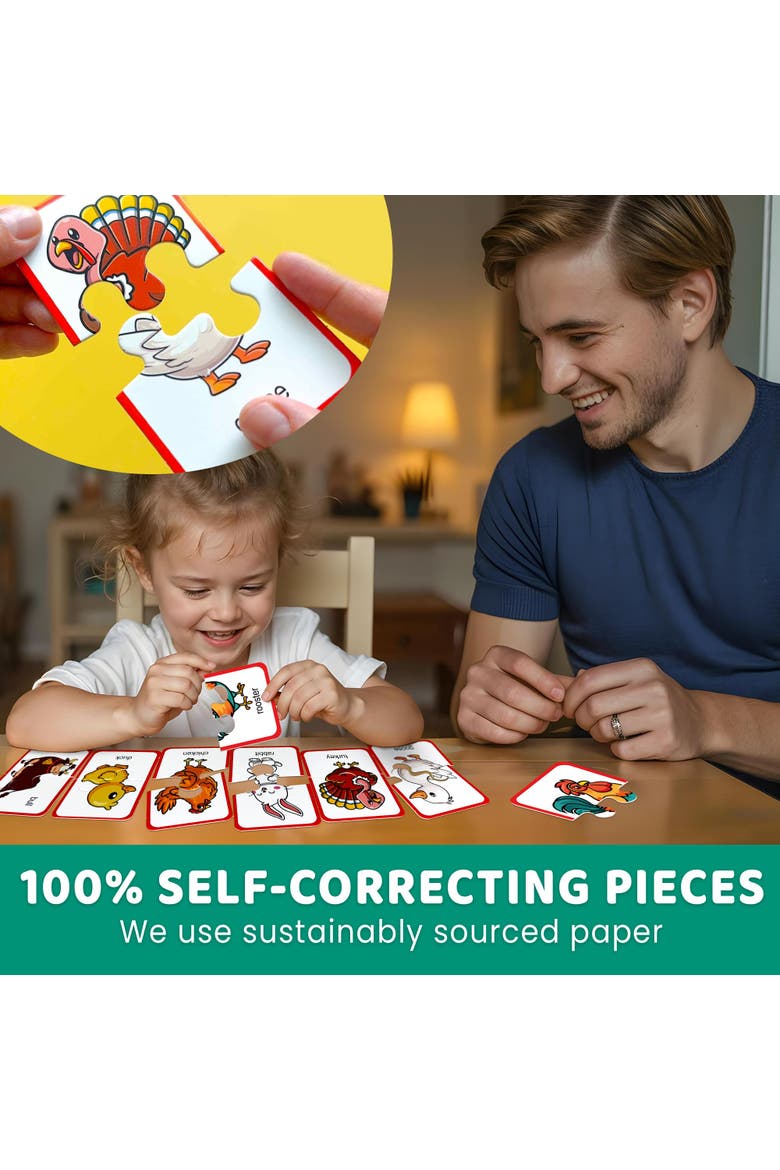 Memory Matching Puzzle Set for Toddlers, Alternate, color, Cartoonish Set