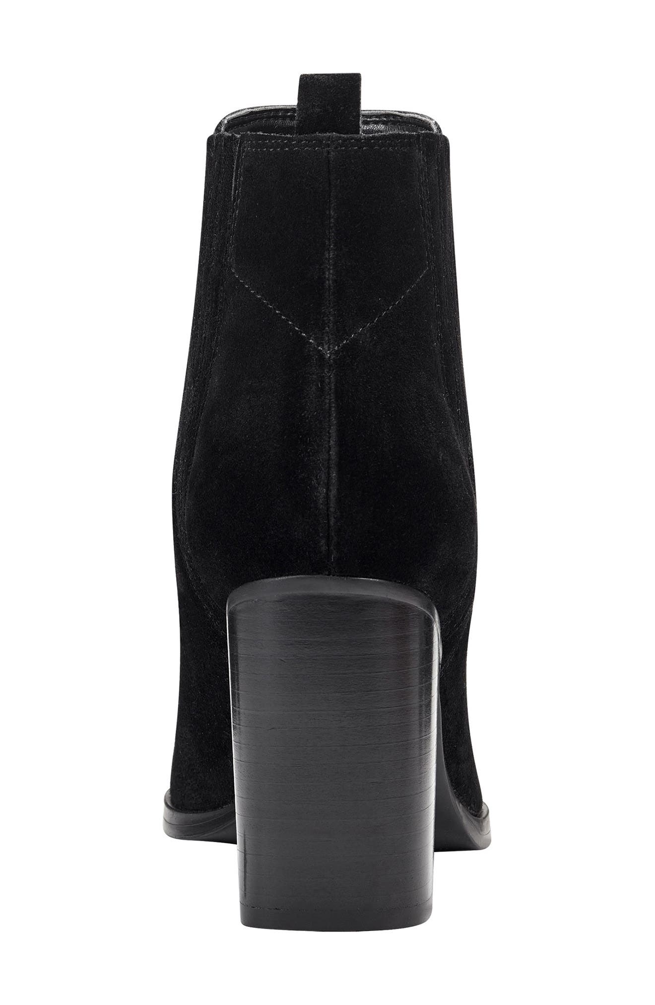 Marc Fisher Matter Pointed Toe Chelsea Western Bootie, Alternate, color, 