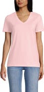 Lands' End Supima Cotton V-Neck T-Shirt