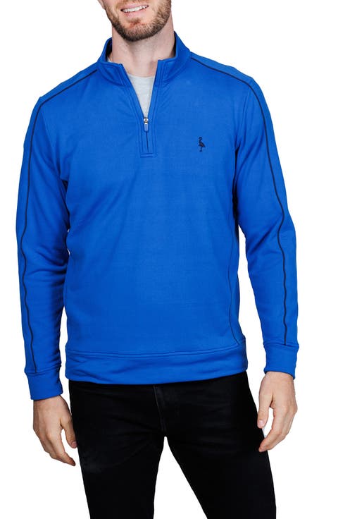 Textured Performance Quarter Zip Pullover