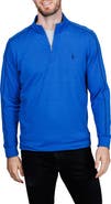 TailorByrd Textured Performance Quarter Zip Pullover