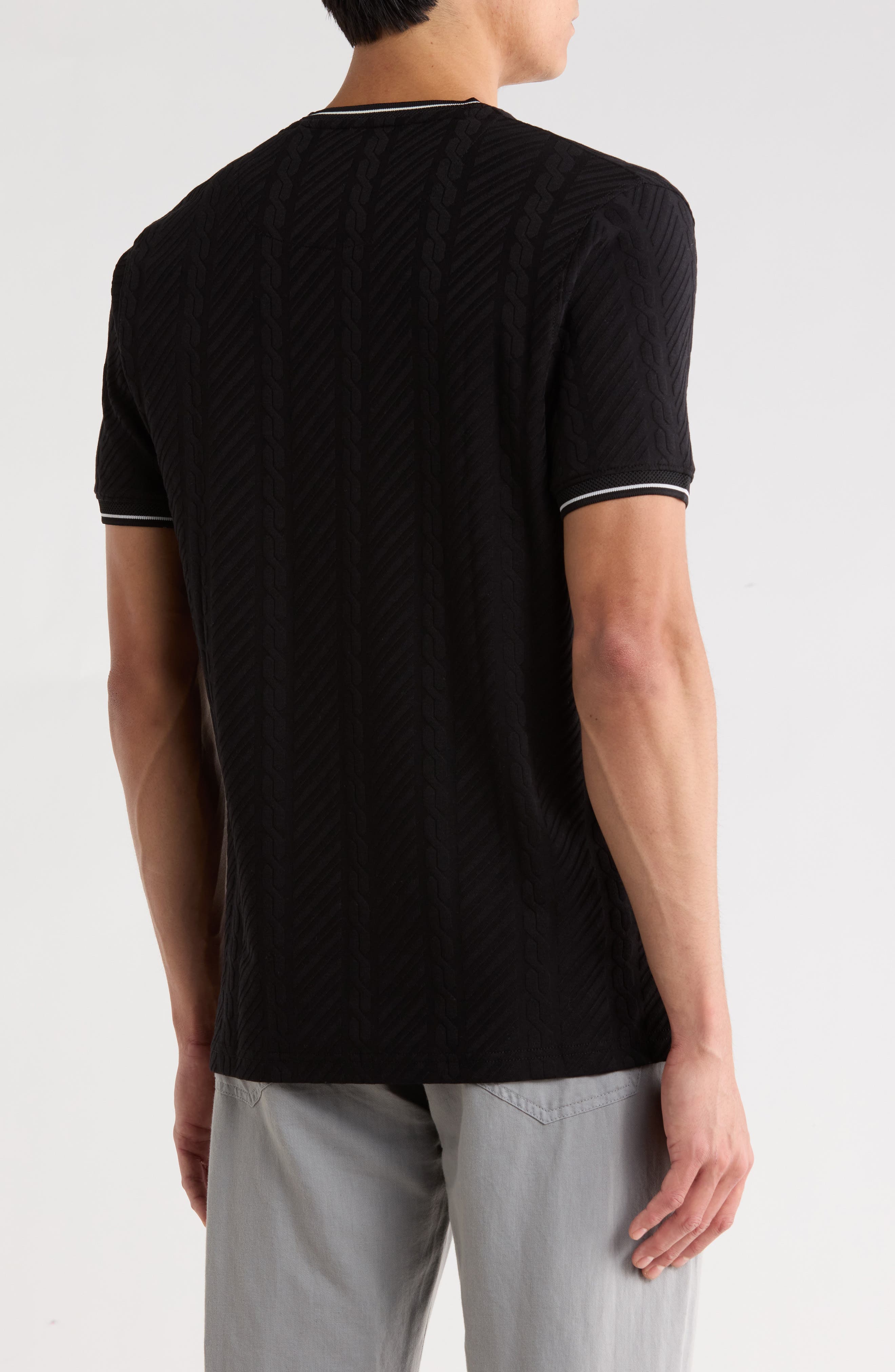 Tipped Crewneck T-Shirt - image 2
