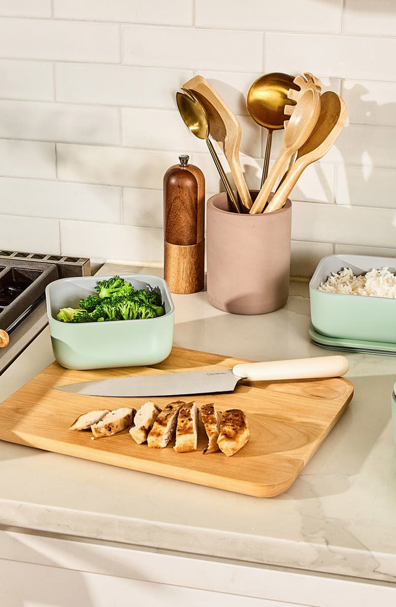 CARAWAY Medium Birch Cutting Board, Alternate, color, Brown