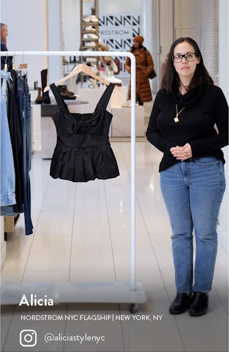 Claribelle Cutout Peplum Tank, sales video thumbnail