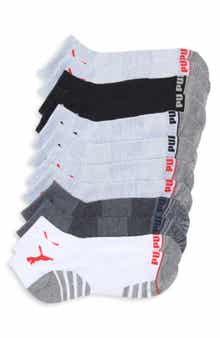 PUMA 6-Pack Terry Quarter Length Socks