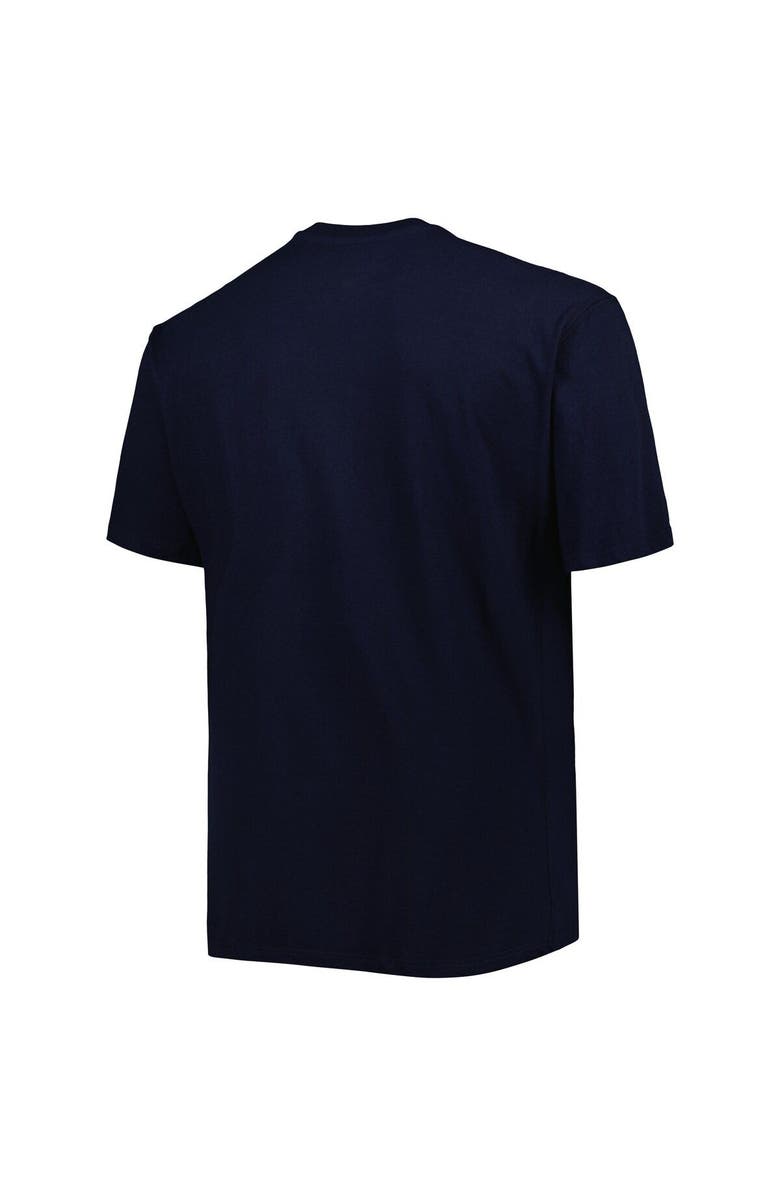 PROFILE Men's Navy Indiana Pacers Big & Tall Heart & Soul T-Shirt, Alternate, color, 