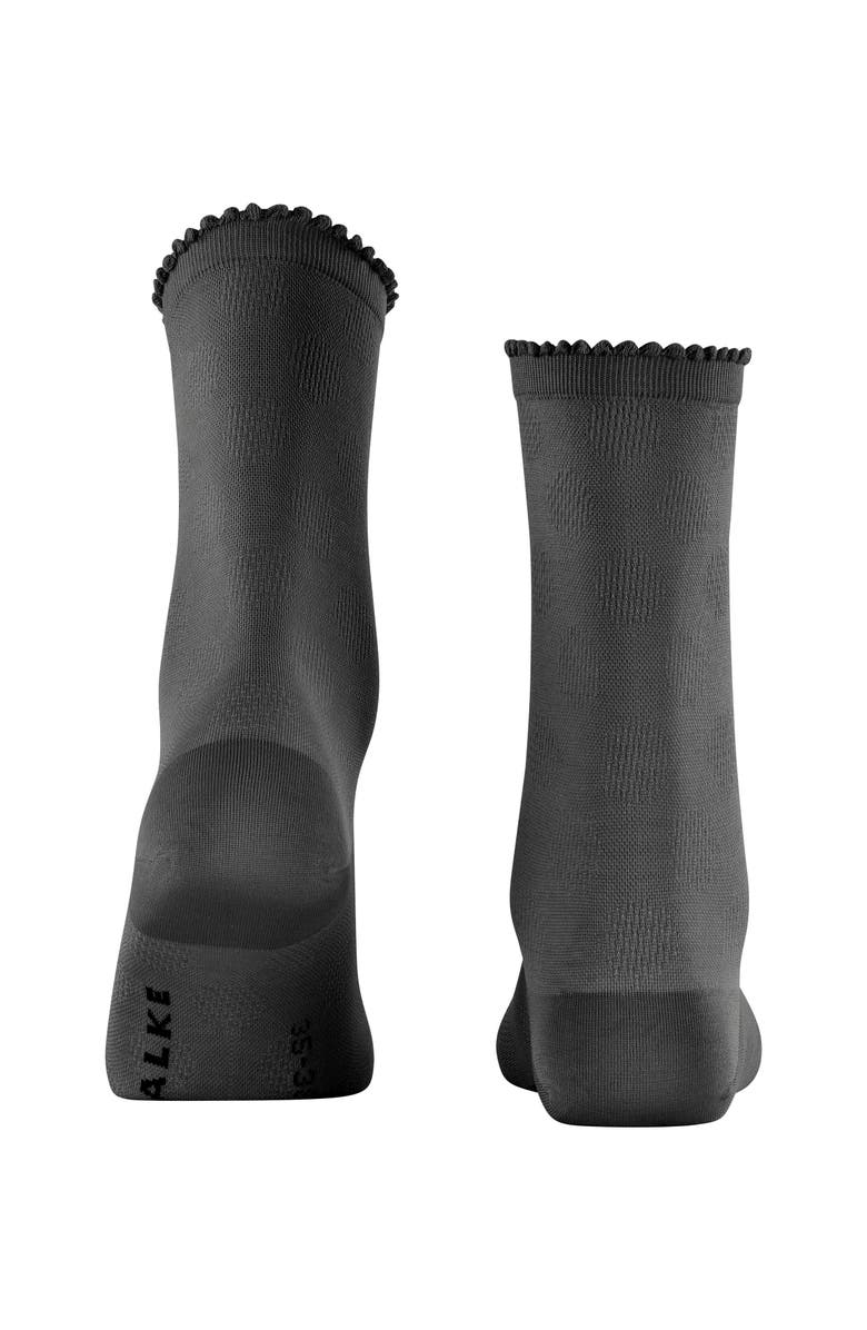 Falke Bold Dot Sustainable Cotton Socks, Alternate, color, Black