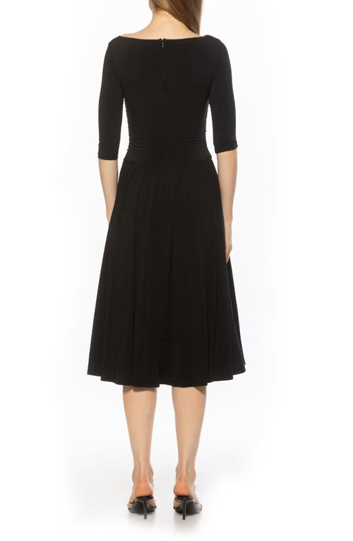 Alexia Admor Jada Fit & Flare Dress In Black