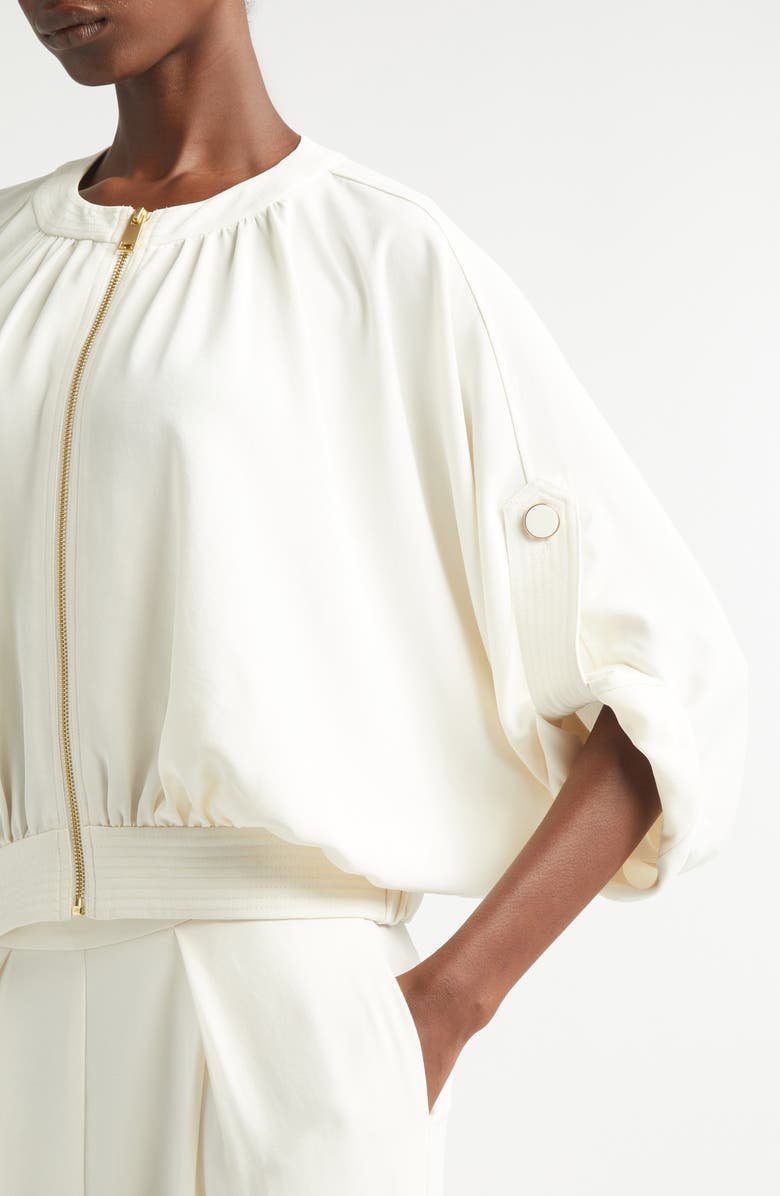 Ramy Brook Coral Bomber Jacket, Alternate, color, Winter White