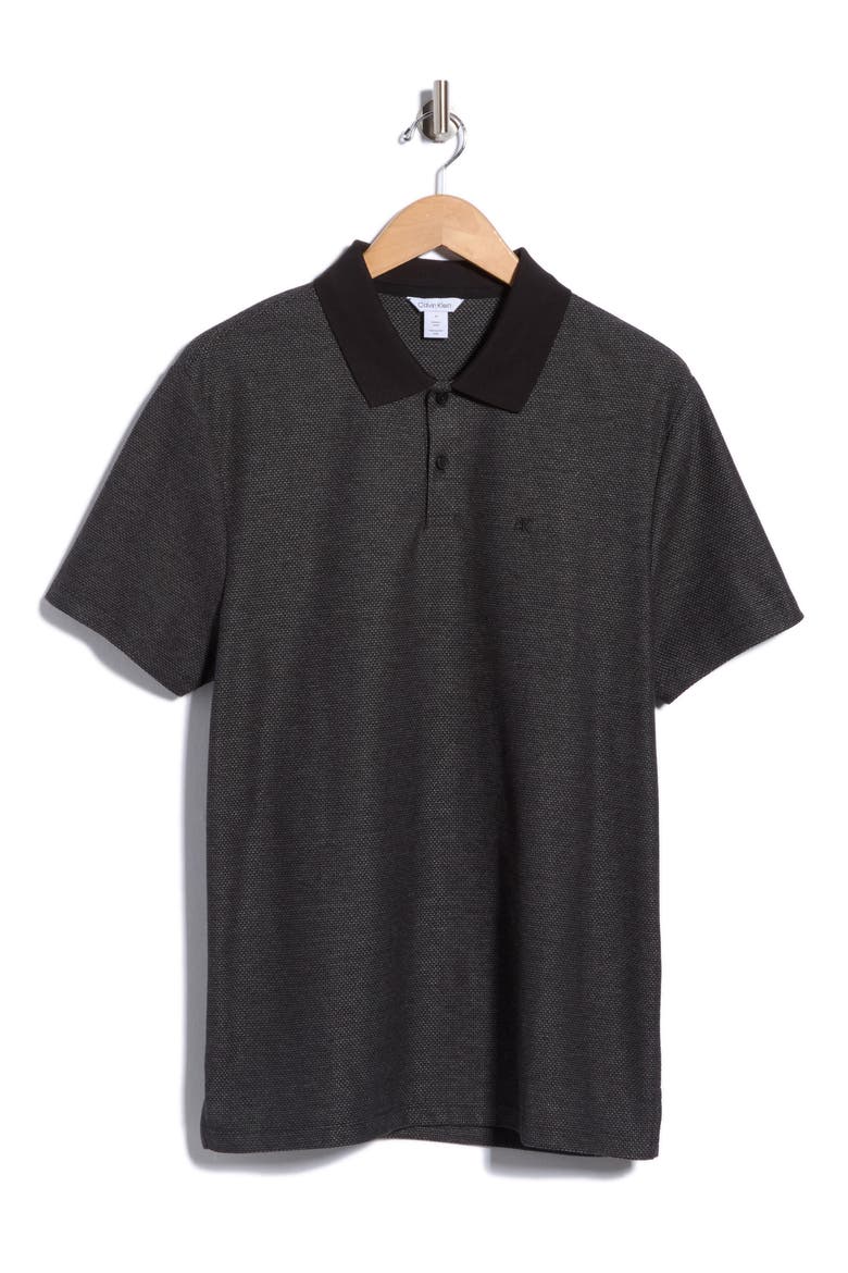 Short Sleeve Polo, Alternate, color, BLACK