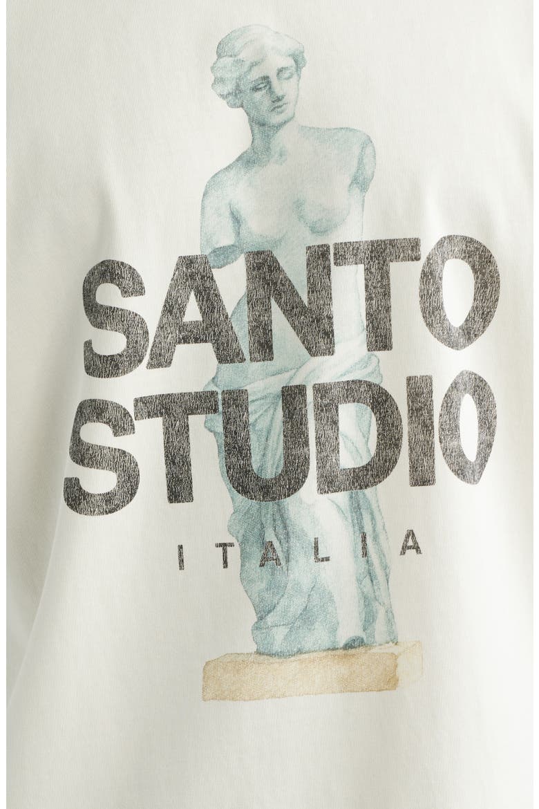 Statue Graphic Cotton T-Shirt, Alternate, color, CREAM