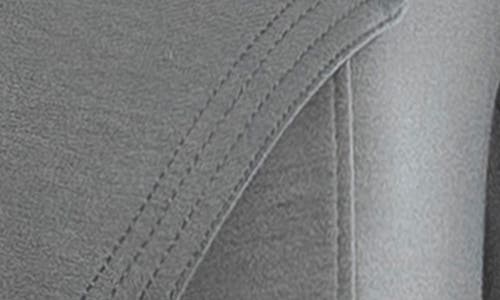 Max Studio Trapunto Scuba Knit Topper In Gray