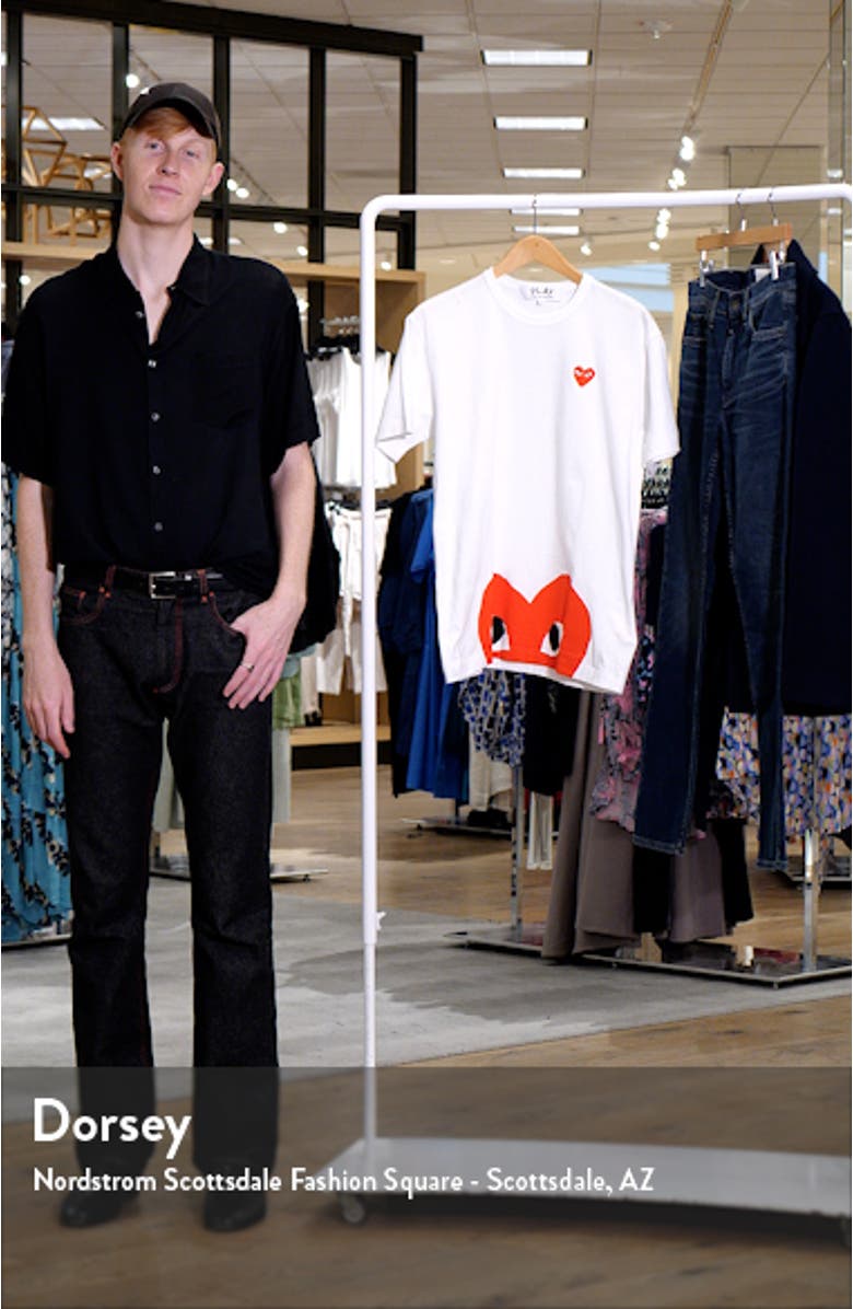 Half Red Heart Graphic T-Shirt, sales video thumbnail