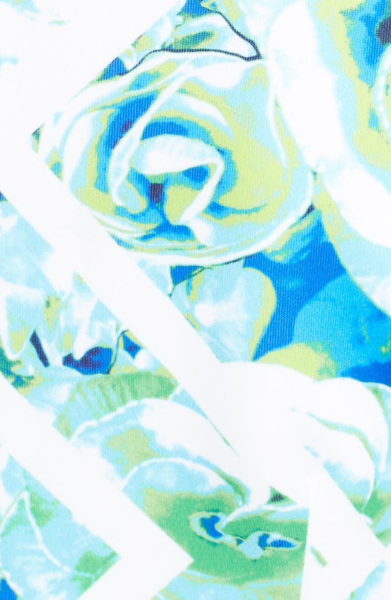 Vince Camuto Print Scuba Body-Con Dress, Alternate, color, 