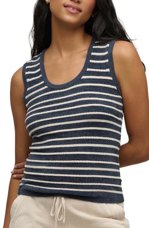 CozyChic® Ultra Lite® Stripe Textured Pajama Tank